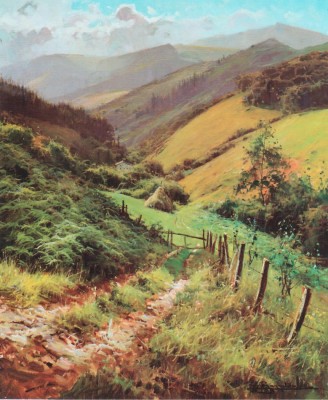 Elías Garralda. Paisaje baztanés