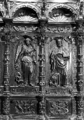 Esteban de Obray. Sillería del coro de la Catedral de Pamplona (M.C. García Gaínza, Ondare, 17, 1988, pág. 60)